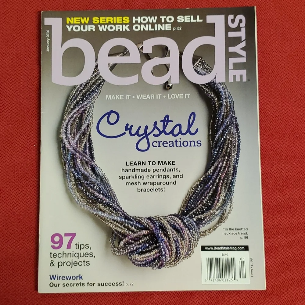 3 issues 'Bead Style March and May 2012 January 2014 crafting DIY Jewelry